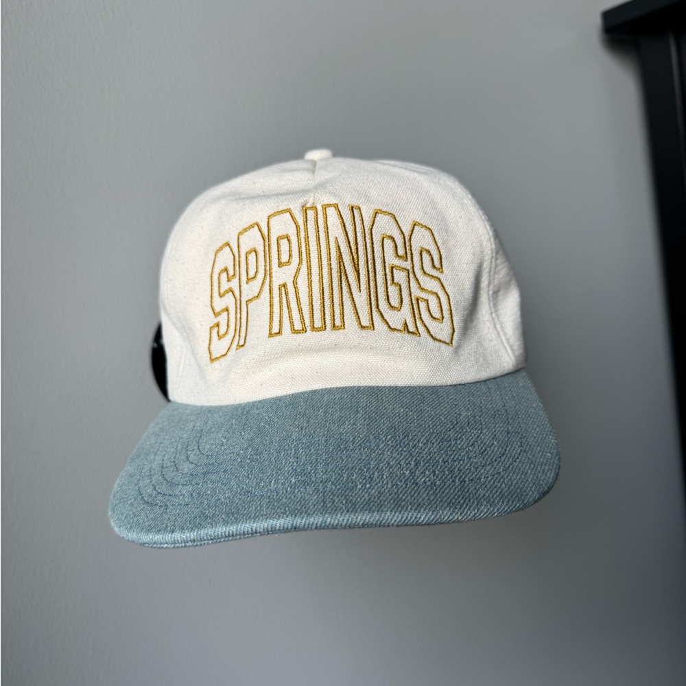 Palm Springs Cream and Denim Hat